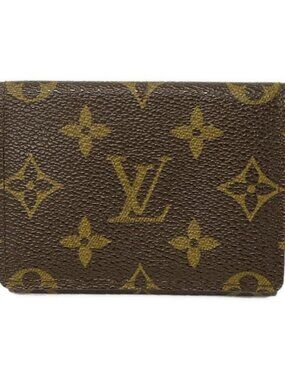 Louis Vuitton Business Card Holder Monogram Envelope Carte de Visite
